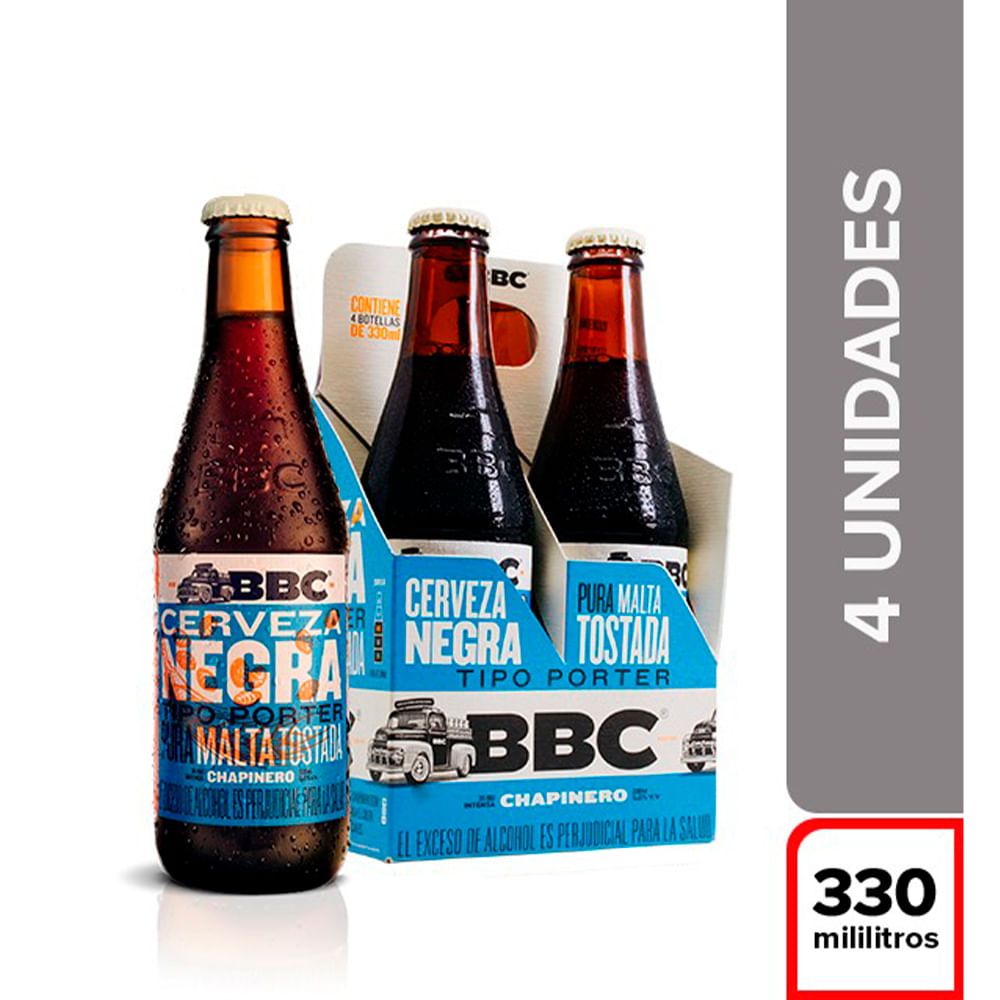 Cerveza Bbc Chapinero Four Pack Botella 330ml - Dislicores