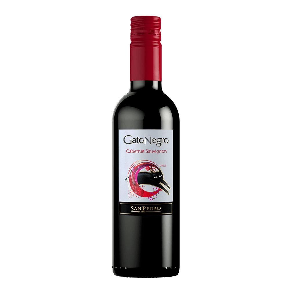 Vino Tinto Gato Negro Cabernet Sauvignon Media 375ml Dislicores