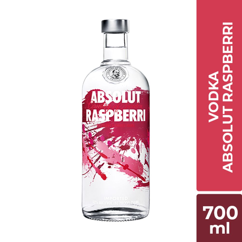 Vodka Absolut Raspberry Botella 700Ml - dislicores