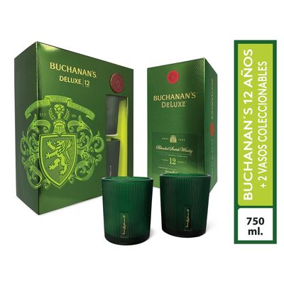 Pack-Whisky-Buchanans-12-Años-botella-750ml-y-Set-2-Vasos